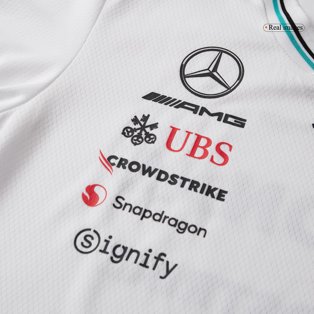 Calidad Premium Camiseta de Mercedes AMG Petronas F1 Team Driver T-Shirt 2025 - White Hombre Rojo - camisetasfutbol