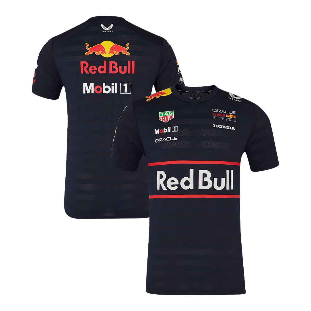Calidad Premium Camiseta de Red Bull F1 Racing Team T-Shirt 2025 Navy Hombre Azul Profundo - camisetasfutbol