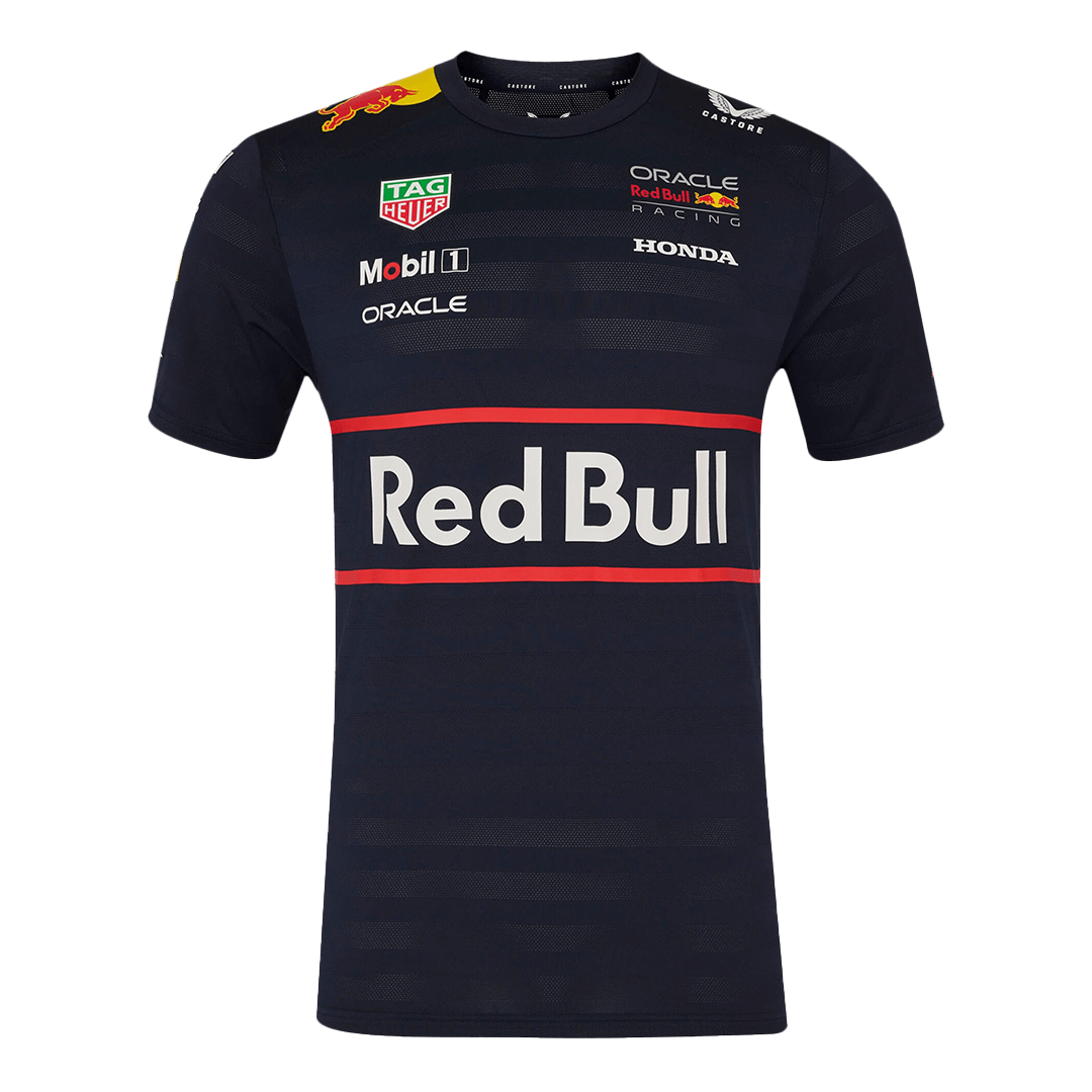 Calidad Premium Camiseta de Red Bull F1 Racing Team T-Shirt 2025 Navy Hombre Azul Profundo - camisetasfutbol