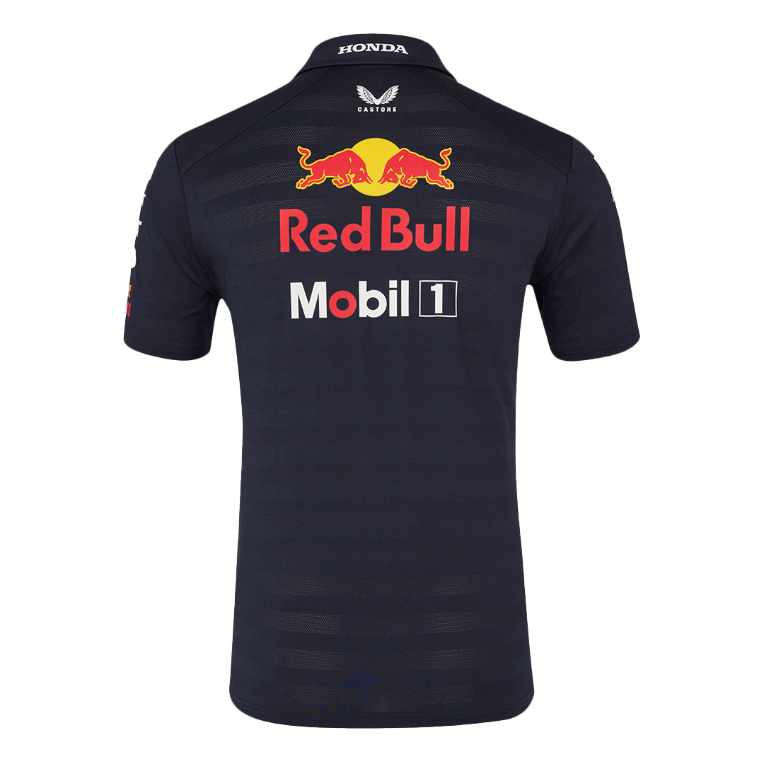Calidad Premium Camiseta Tipo Polo de Red Bull F1 Racing Team Polo 2025 Navy Hombre Azul Profundo - camisetasfutbol