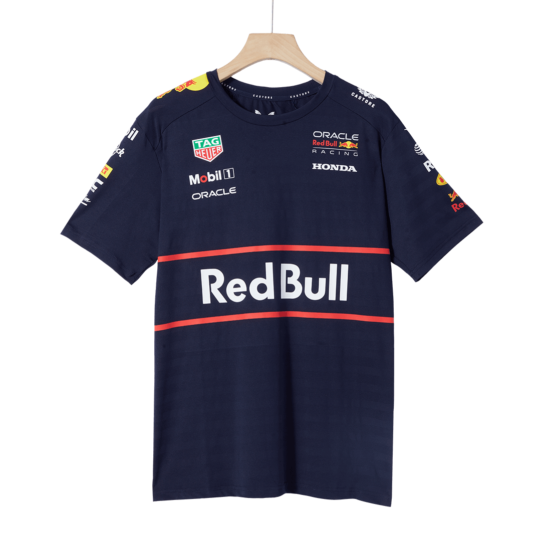 Calidad Premium Camiseta de Red Bull F1 Racing Team T-Shirt 2025 Navy Hombre Azul Profundo - camisetasfutbol