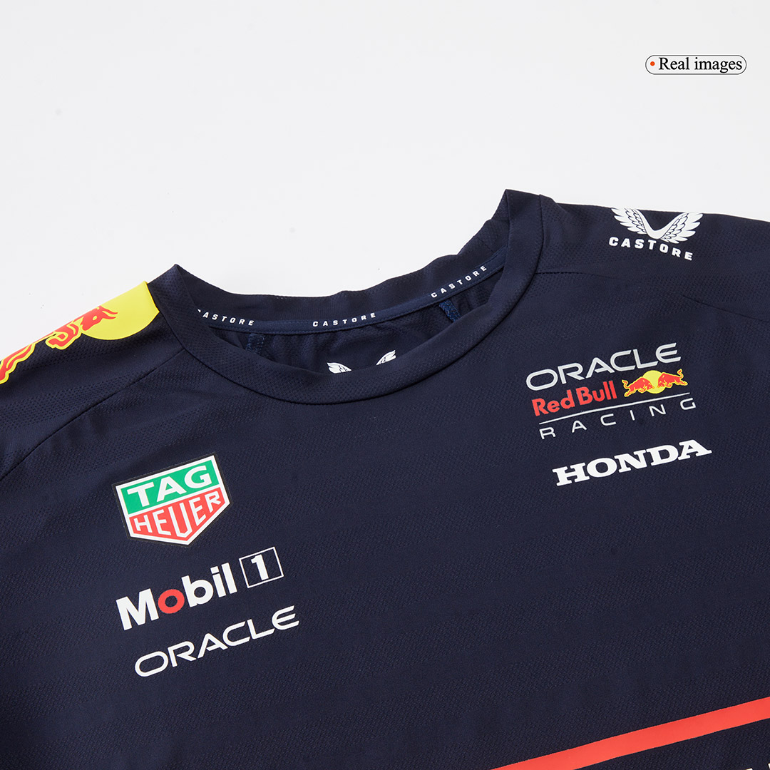 Calidad Premium Camiseta de Red Bull F1 Racing Team T-Shirt 2025 Navy Hombre Azul Profundo - camisetasfutbol