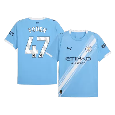 Camiseta FODEN #47 Manchester City 2025/26 Home Local Hombre - Versión Hincha - camisetasfutbol