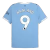 Camiseta HAALAND #9 Manchester City 2025/26 Home Local Hombre - Versión Hincha - camisetasfutbol
