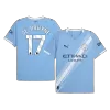 Camiseta DE BRUYNE #17 Manchester City 2025/26 Home Local Hombre - Versión Hincha - camisetasfutbol