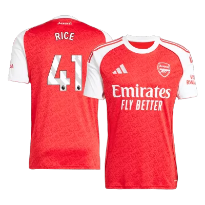 Camiseta RICE #41 Arsenal 2025/26 Home Local Hombre - Versión Hincha - camisetasfutbol