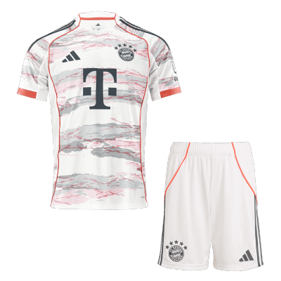 Conjunto Bayern Munich 
2025/26 Away Hombre (Camiseta + Pantalón Corto) - camisetasfutbol