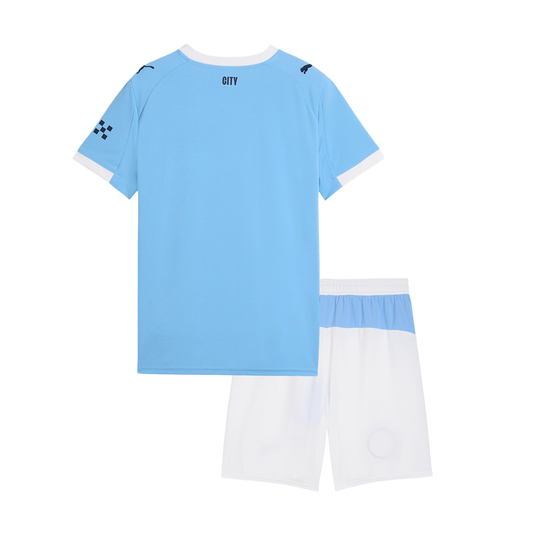 Miniconjunto Manchester City 2025/26 Primera Equipación Niño - camisetasfutbol