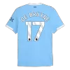 Camiseta Auténtica DE BRUYNE #17 Manchester City 2025/26 Home Local Hombre - Versión Jugador - camisetasfutbol