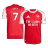 Camiseta Auténtica SAKA #7 Arsenal 2025/26 Home Local Hombre - Versión Jugador - camisetasfutbol