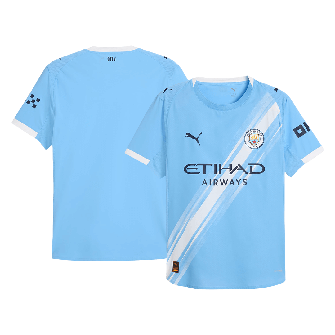 Camiseta versión jugador Manchester City 2025/26 Primera Equipación - Versión Jugador - camisetasfutbol
