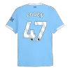 Camiseta Auténtica FODEN #47 Manchester City 2025/26 Home Local Hombre - Versión Jugador - camisetasfutbol