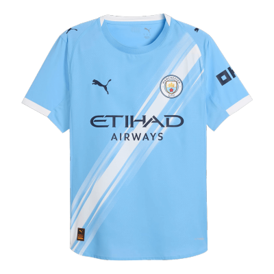 Camiseta Auténtica Manchester City 2025/26 Home Local Hombre - Versión Jugador - camisetasfutbol