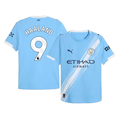 Camiseta Auténtica HAALAND #9 Manchester City 2025/26 Home Local Hombre - Versión Jugador - camisetasfutbol