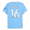Camiseta Auténtica RODRIGO #16 Manchester City 2025/26 Home Local Hombre - Versión Jugador - camisetasfutbol