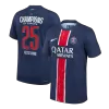Camiseta Auténtica CHAMPIONS #25 PSG 2024/25 Home Local Hombre - Versión Jugador - camisetasfutbol