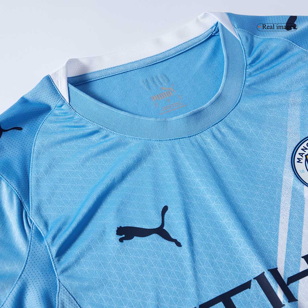 Camiseta versión jugador Manchester City 2025/26 Primera Equipación - Versión Jugador - camisetasfutbol
