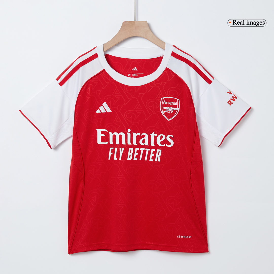 Miniconjunto Completo Arsenal 2025/26 Primera Equipación Niño - camisetasfutbol