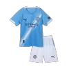 Miniconjunto Manchester City 2025/26 Home Local Niño (Camiseta + Pantalón Corto) - camisetasfutbol