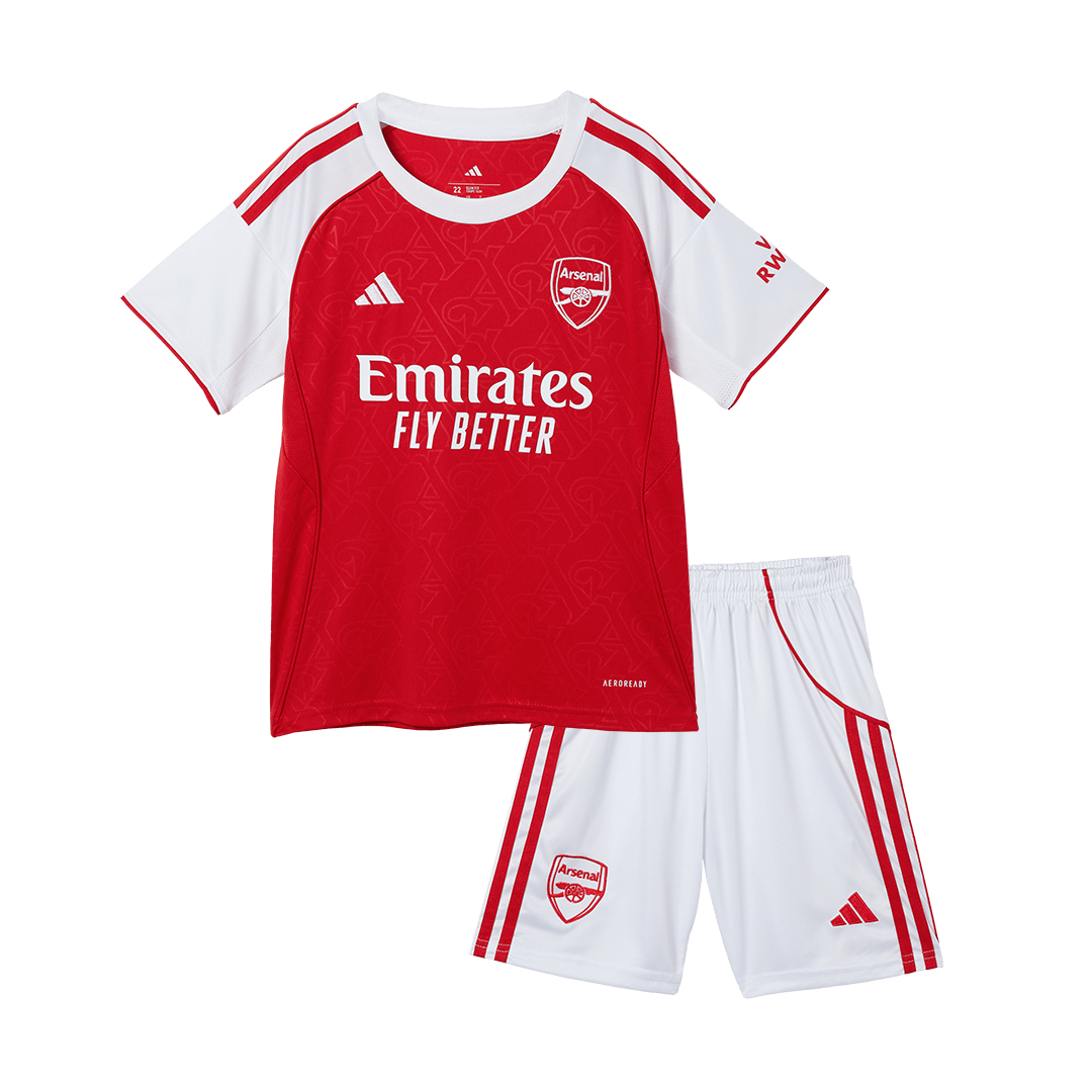 Miniconjunto Arsenal 2025/26 Primera Equipación Niño - camisetasfutbol