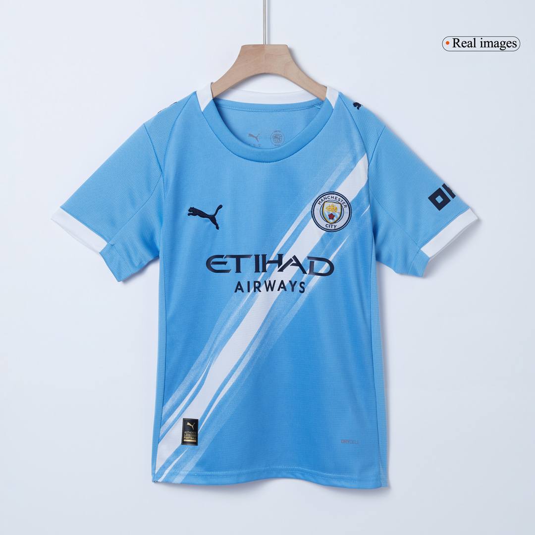 Miniconjunto Completo Manchester City 2025/26 Primera Equipación Niño - camisetasfutbol