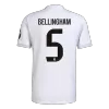 Camiseta Auténtica BELLINGHAM #5 Real Madrid 2025/26 Home Local Hombre - Versión Jugador - camisetasfutbol