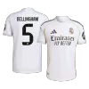 Camiseta Auténtica BELLINGHAM #5 Real Madrid 2025/26 Home Local Hombre - Versión Jugador - camisetasfutbol