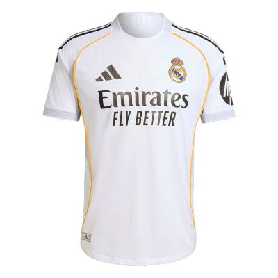 Camiseta Auténtica Real Madrid 2025/26 Primera Equipación Hombre - Versión Jugador - camisetasfutbol