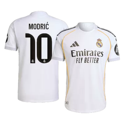 Camiseta Auténtica MODRIĆ #10 Real Madrid 2025/26 Home Local Hombre - Versión Jugador - camisetasfutbol