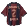 Camiseta Retro 2000/01 Barcelona  X CJ Home Local Hombre - Versión Hincha - camisetasfutbol