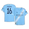Camiseta Auténtica RODRIGO #16 Manchester City 2025/26 Home Copa del Mundo Local Hombre - Versión Jugador - camisetasfutbol