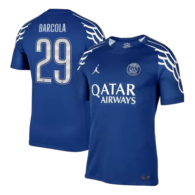 UCL Camiseta BARCOLA #29 PSG Fourth Away - Versión Hincha - camisetasfutbol
