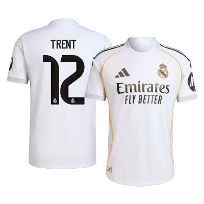 Camiseta Auténtica TRENT #12 Real Madrid 2025/26 Home Local Hombre - Versión Jugador - camisetasfutbol