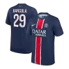 Camiseta Auténtica BARCOLA #29 PSG 2024/25 Home Local Hombre - Versión Jugador - camisetasfutbol