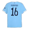 Camiseta Auténtica RODRIGO #16 Manchester City 2025/26 Home Copa del Mundo Local Hombre - Versión Jugador - camisetasfutbol
