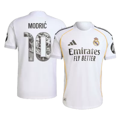 Camiseta Auténtica MODRIĆ Special #10 Real Madrid 2025/26 Home Especial Local Hombre - Versión Jugador - camisetasfutbol