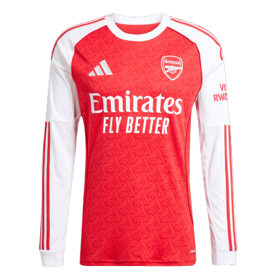 Camiseta Manga Larga Arsenal 2025/26 Primera Equipación - Versión Hincha - camisetasfutbol