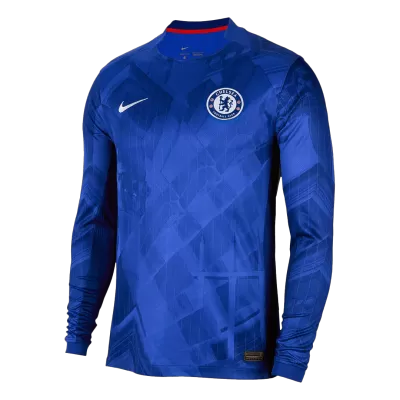 Chelsea Home Long Sleeve Soccer Jersey 2025/26 Blue - camisetasfutbol