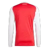 Camiseta Manga Larga Arsenal 2025/26 Home Local Hombre - Versión Hincha - camisetasfutbol