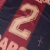 Camiseta Retro 2000/01 Barcelona  X CJ Home Local Hombre - Versión Hincha - camisetasfutbol