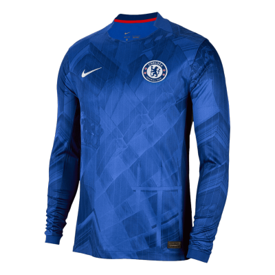 Camiseta Manga Larga Chelsea 2025/26 Primera Equipación - Versión Hincha - camisetasfutbol