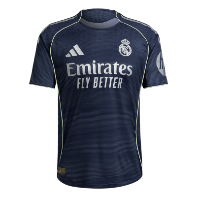 Camiseta Auténtica Real Madrid 2025/26 Segunda Equipación Hombre - Versión Jugador - camisetasfutbol