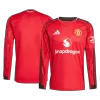 Camiseta Manga Larga Manchester United 2025/26 Primera Equipación Hombre - Versión Hincha - camisetasfutbol