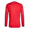 Camiseta Manga Larga Manchester United 2025/26 Primera Equipación Hombre - Versión Hincha - camisetasfutbol