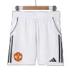 Pantalón Corto Auténtica Manchester United 2025/26 Home Local Hombre - camisetasfutbol