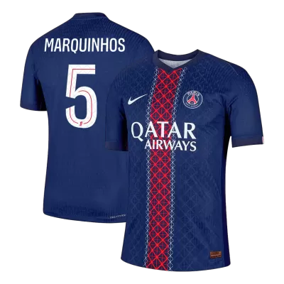 Camiseta versión jugador MARQUINHOS #5 PSG 2025/26 Primera Equipación - Versión Jugador - camisetasfutbol