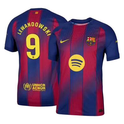 Camiseta LEWANDOWSKI #9 Barcelona 2025/26 Primera Equipación Hombre - Versión Hincha - camisetasfutbol