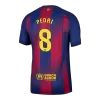 Camiseta Auténtica PEDRI #8 Barcelona 2025/26 Primera Equipación Hombre - Versión Jugador - camisetasfutbol