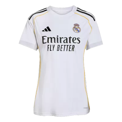 Camiseta Real Madrid 2025/26 Primera Equipación Local Mujer - Versión Hincha - camisetasfutbol