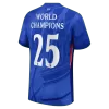 Camiseta versión jugador WORLD CHAMPIONS #25 Chelsea 2025/26 Primera Equipación - Versión Jugador - camisetasfutbol